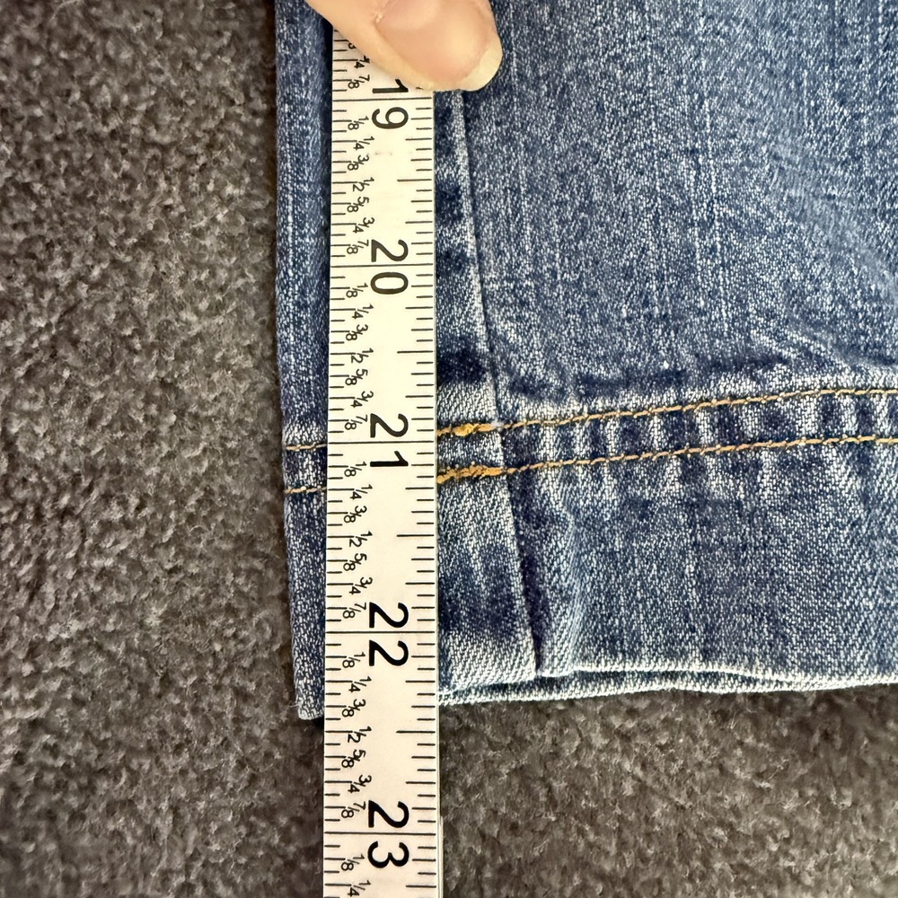 Jones New York Sport Capri Jeans sz 30 Medium Wash Stretch Wide Leg Classic EUC - Picture 8 of 14